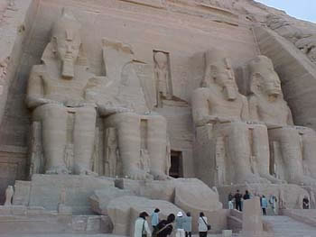 Four Colossal Seated Statues of Ramses II