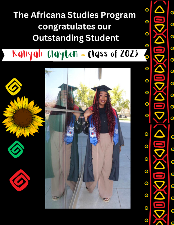 Outstanding Student 2023 - Kaliyah Clayton