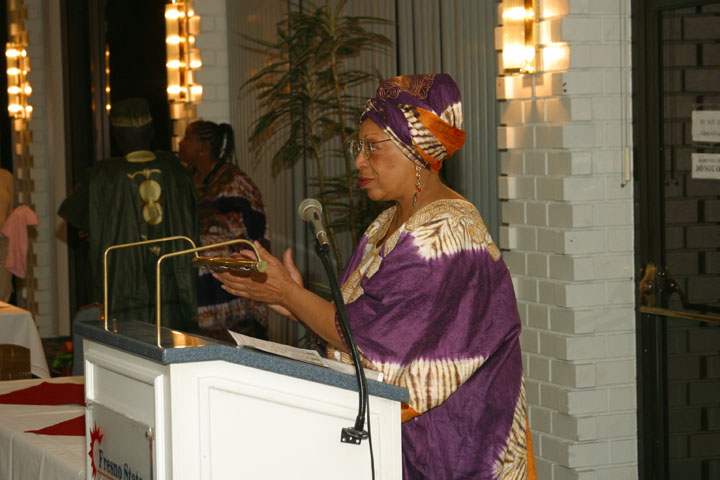 Africana Studies Night female speech