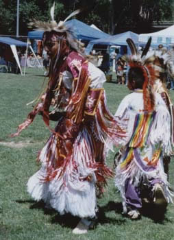 An Adult American Indian Male Performing a Cultural Dance