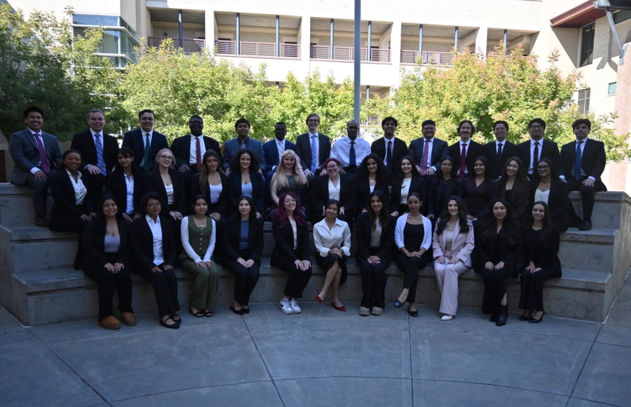 Group photo of Mock Trial students