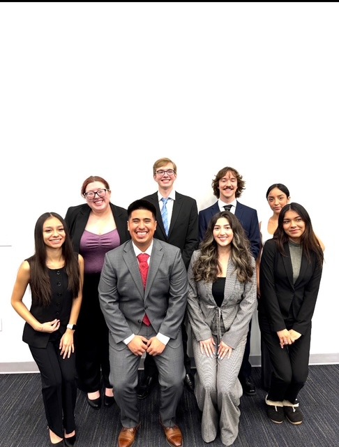 Team photo at a competition