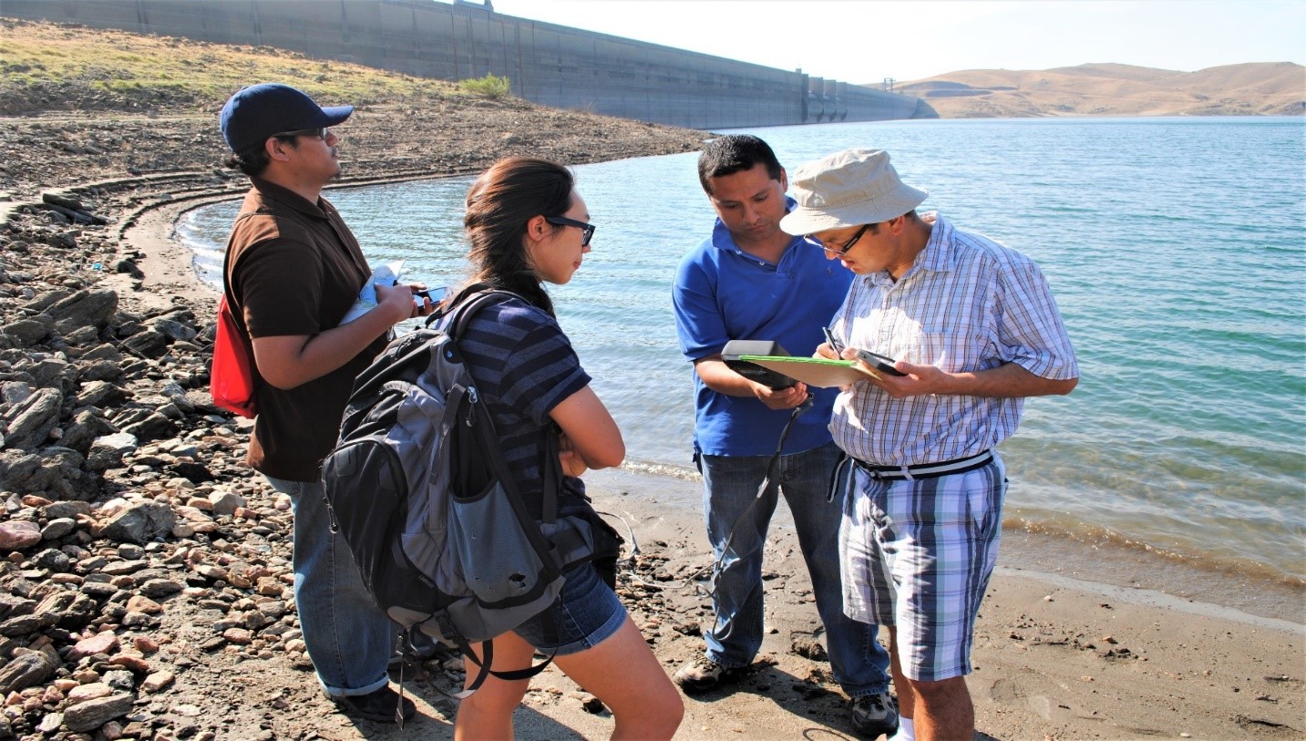 UCLA and Fresno State students and Dangi study water quality of Millerton Lake, California