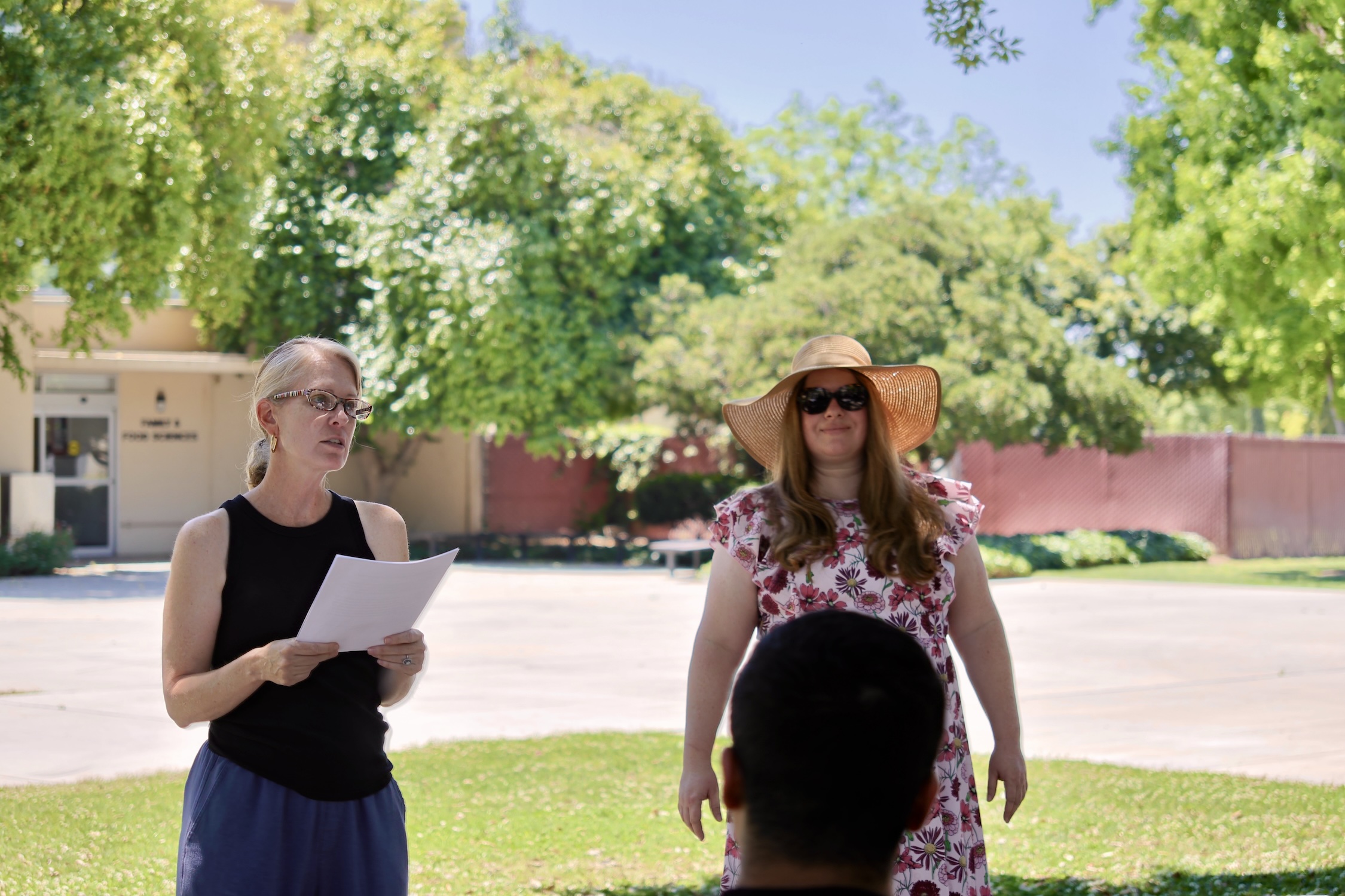 Dr. Roberts and Outstanding Graduate Student Laura Mercer