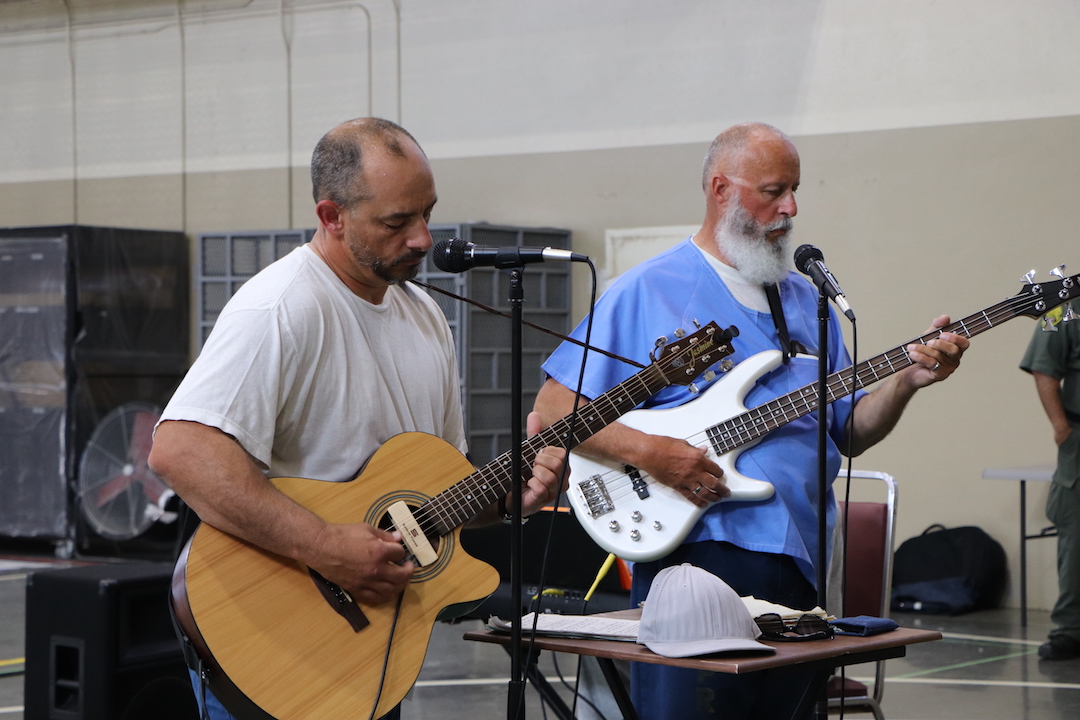 Prisoners performing music