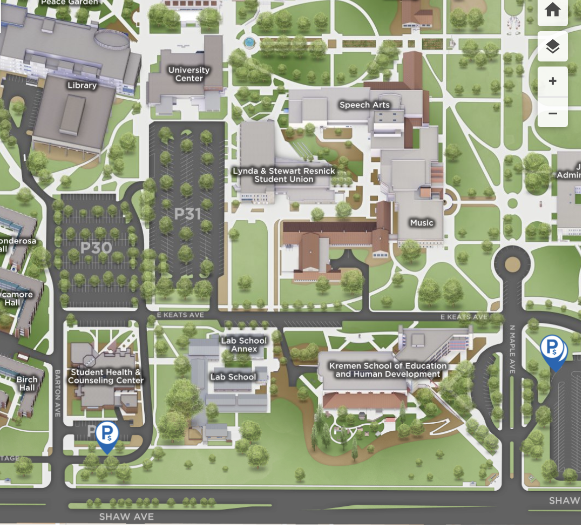 map of campus