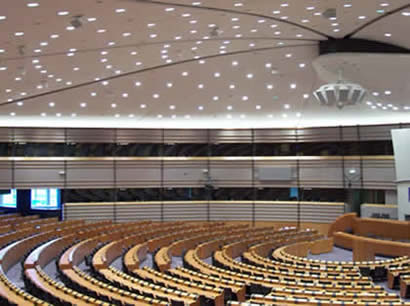 EU Parliament Chamber